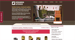 Desktop Screenshot of keramika-letovice.cz